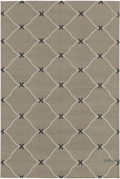 New Dhurrie Rug - 3' 7" x 5' 4" (43" x 64")