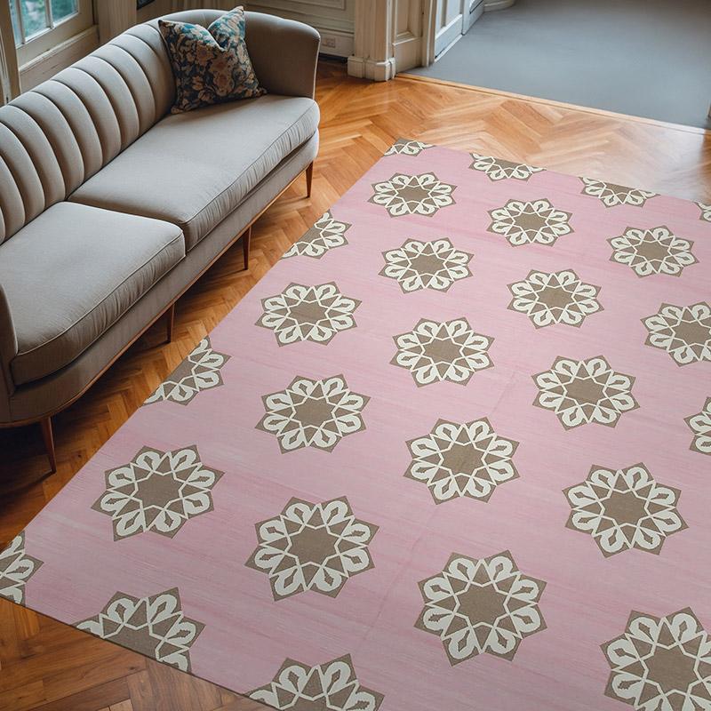 Nueva alfombra Dhurrie - 250 cm x 302 cm - K0037462