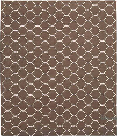 New Dhurrie Rug - 8' 2" x 9' 9" (98" x 117")