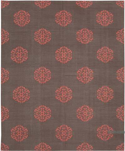 New Dhurrie Rug - 8' 1" x 9' 10" (97" x 118")