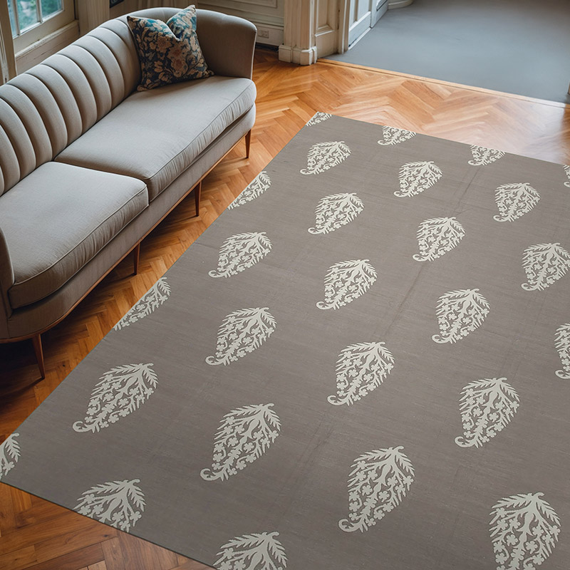 Nueva alfombra Dhurrie - 246 cm x 300 cm - K0037482