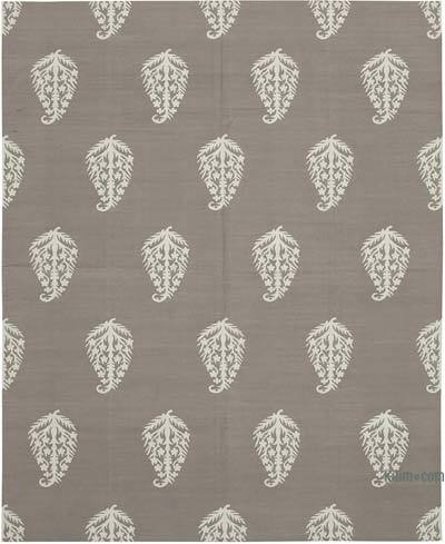 New Dhurrie Rug - 8' 1" x 9' 10" (97" x 118")