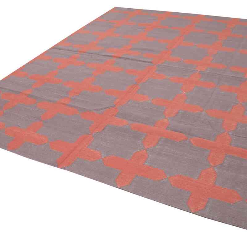 Nueva alfombra Dhurrie - 252 cm x 302 cm - K0037490
