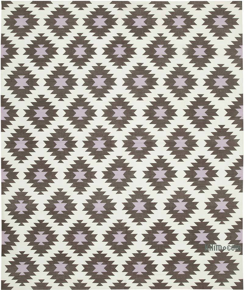 Nueva alfombra Dhurrie - 246 cm x 296 cm - K0037492