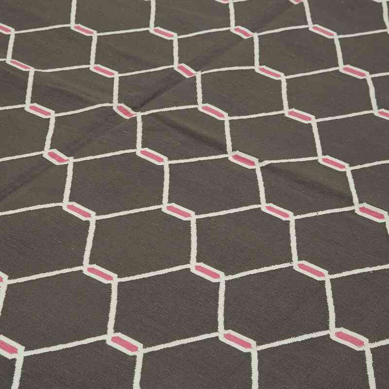 Nueva alfombra Dhurrie - 277 cm x 357 cm - K0037538