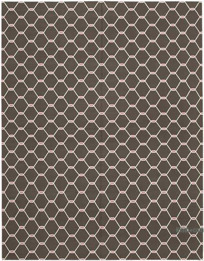 New Dhurrie Rug - 9' 1" x 11' 9" (109" x 141")