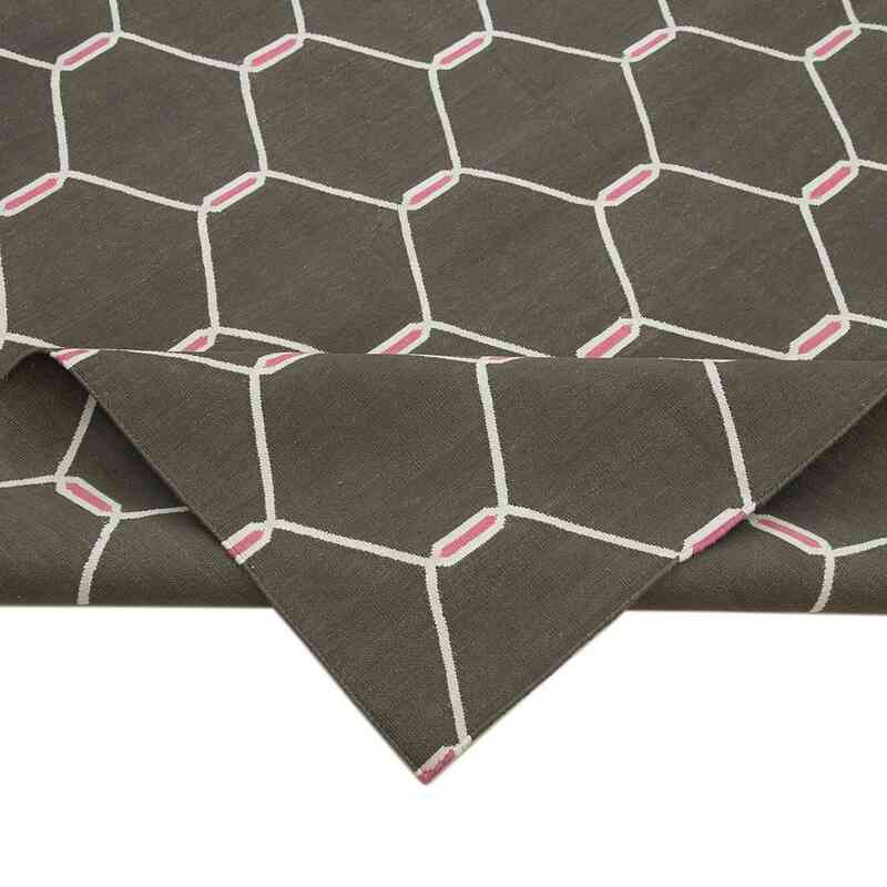 Nueva alfombra Dhurrie - 278 cm x 354 cm - K0037540