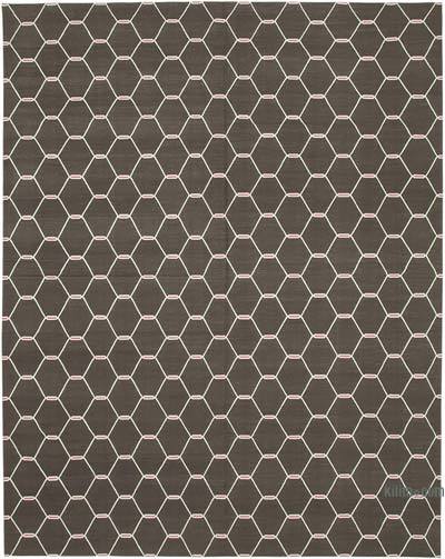 New Dhurrie Rug - 9' 1" x 11' 7" (109" x 139")