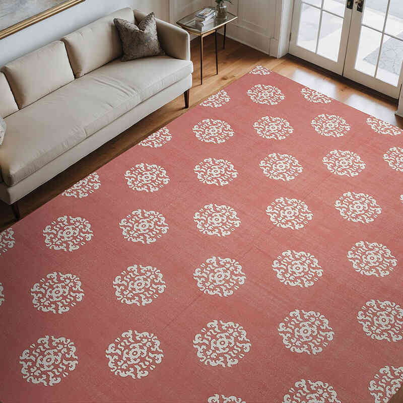 Nueva alfombra Dhurrie - 278 cm x 353 cm - K0037543