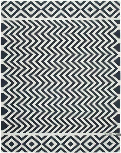 New Dhurrie Rug - 9' 1" x 11' 11" (109" x 143")