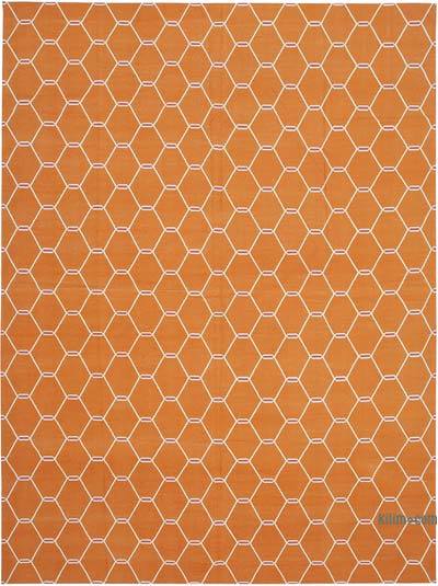 Nueva alfombra Dhurrie - 273 cm x 362 cm