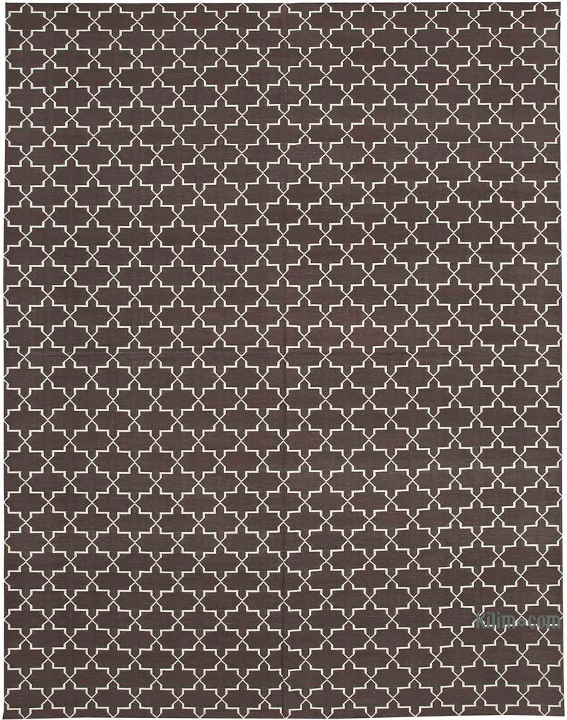 New Dhurrie Rug - 9' 4" x 11' 11" (112" x 143") - K0037560