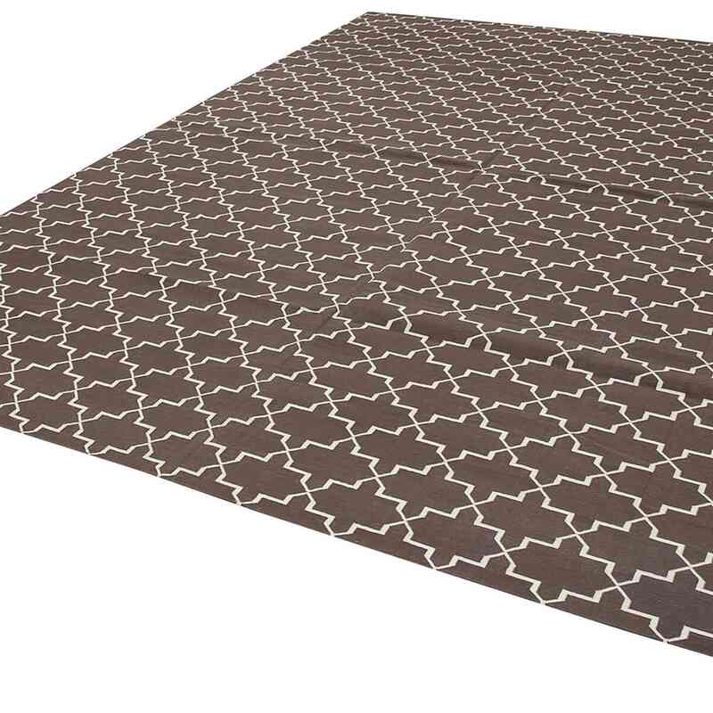 Nueva alfombra Dhurrie - 281 cm x 362 cm - K0037561