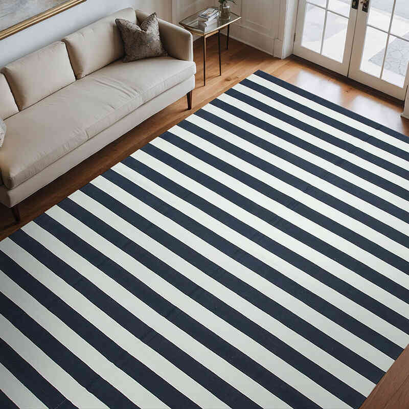 Nueva alfombra Dhurrie - 270 cm x 370 cm - K0037569