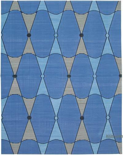New Dhurrie Rug - 9' 3" x 11' 9" (111" x 141")