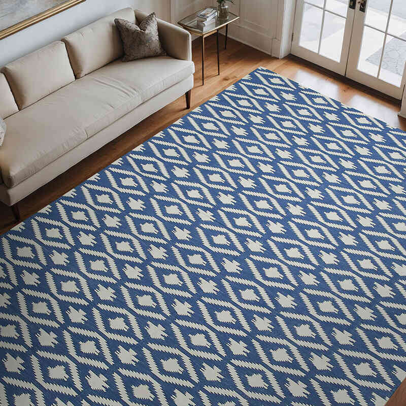New Dhurrie Rug - 9' 3" x 11' 11" (111" x 143") - K0037576