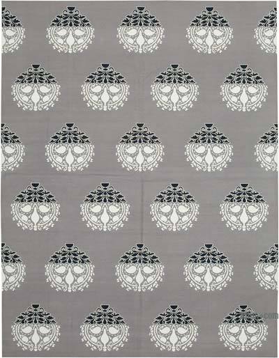 New Dhurrie Rug - 9' 2" x 11' 11" (110" x 143")
