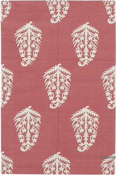 New Dhurrie Rug - 3' 7" x 5' 6" (43" x 66")