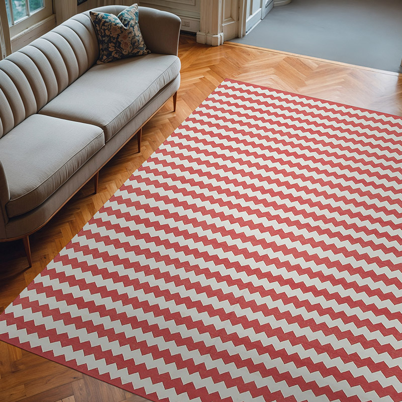 New Dhurrie Rug - 7' 11" x 9' 8" (95" x 116") - K0037605