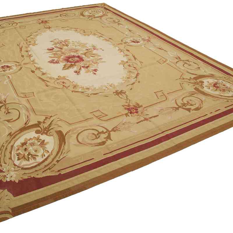 Aubusson Rug - 8' 8" x 11' 11" (104" x 143") - K0037621