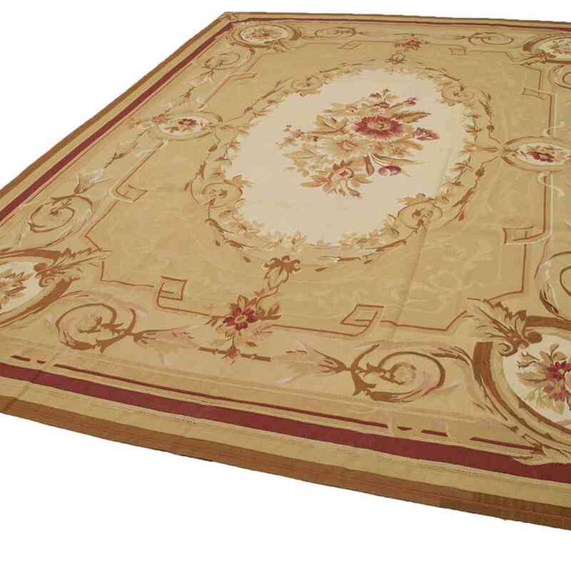 Aubusson Rug - 8' 8" x 11' 11" (104" x 143") - K0037621