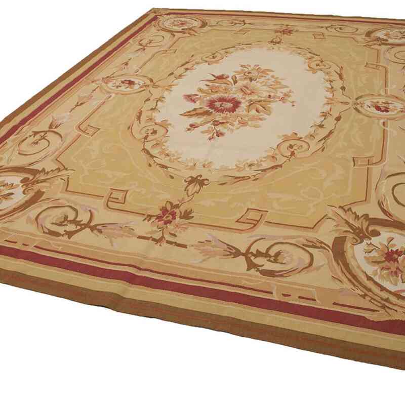 Aubusson Rug - 8' 11" x 11' 11" (107" x 143") - K0037623