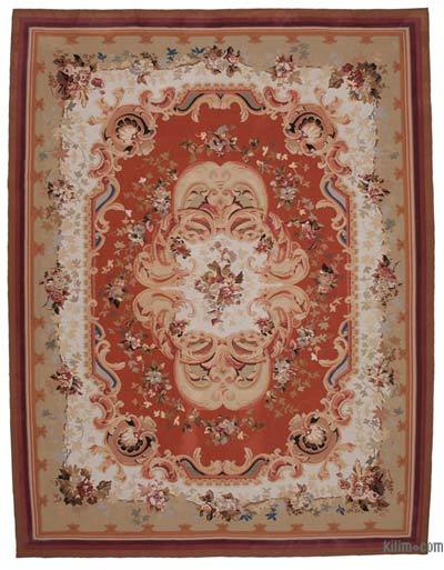 Aubusson Rug - 10' 3" x 13' 4" (123" x 160")