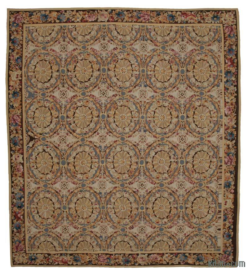 Alfombra Aubusson  - 338 cm x 381 cm - K0037645