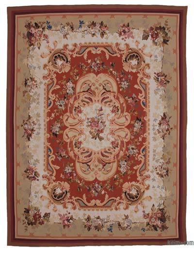 Aubusson Rug - 8' 11" x 12'  (107" x 144")