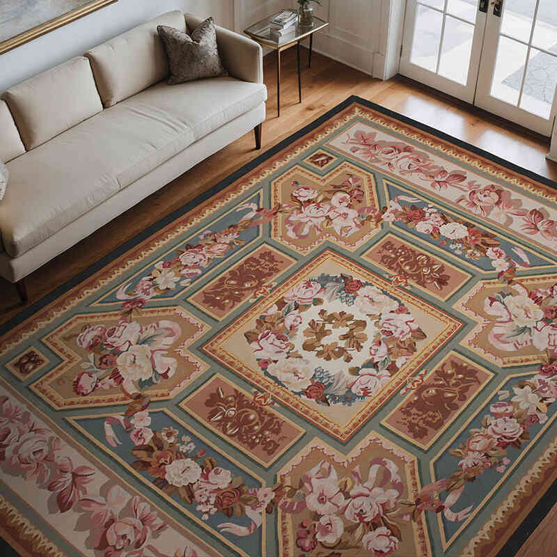 Alfombra Aubusson  - 275 cm x 364 cm - K0037652