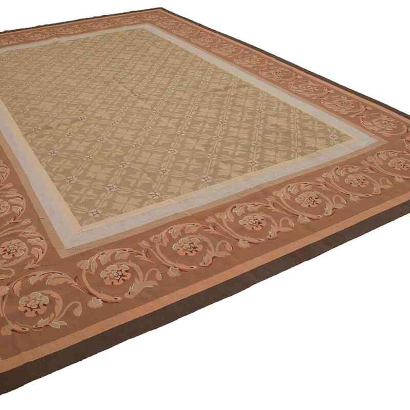 Aubusson Rug - 9' 5" x 14'  (113" x 168") - K0037656