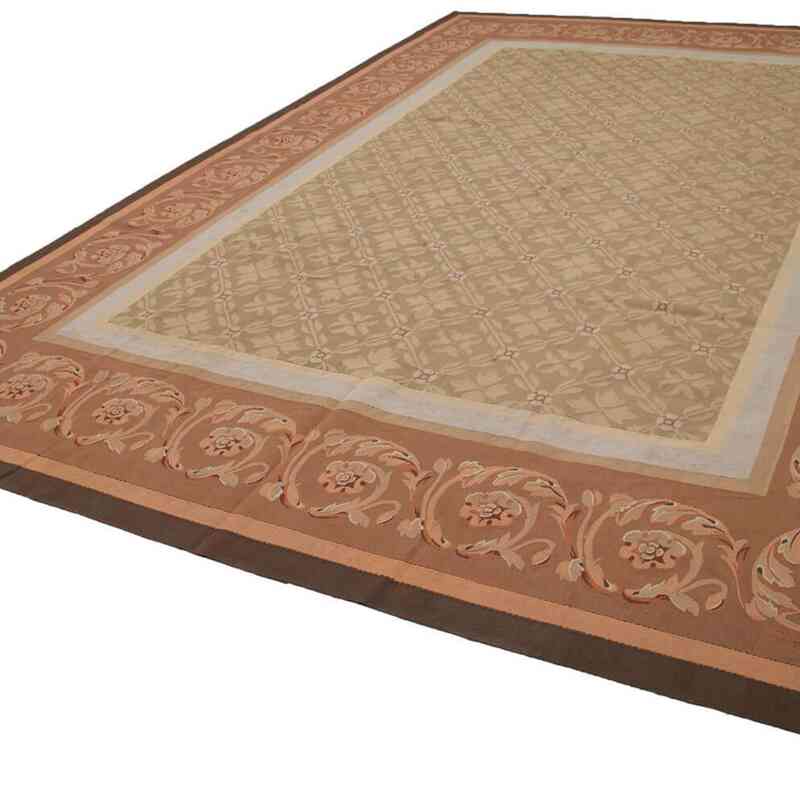 Aubusson Rug - 9' 5" x 14'  (113" x 168") - K0037656