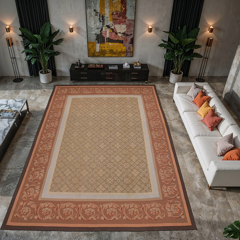 Aubusson Rug - 9' 5" x 14'  (113" x 168") - K0037656