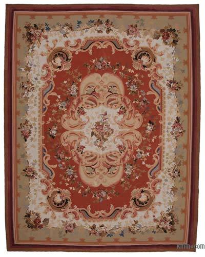 Aubusson Rug - 10' 4" x 13' 5" (124" x 161")