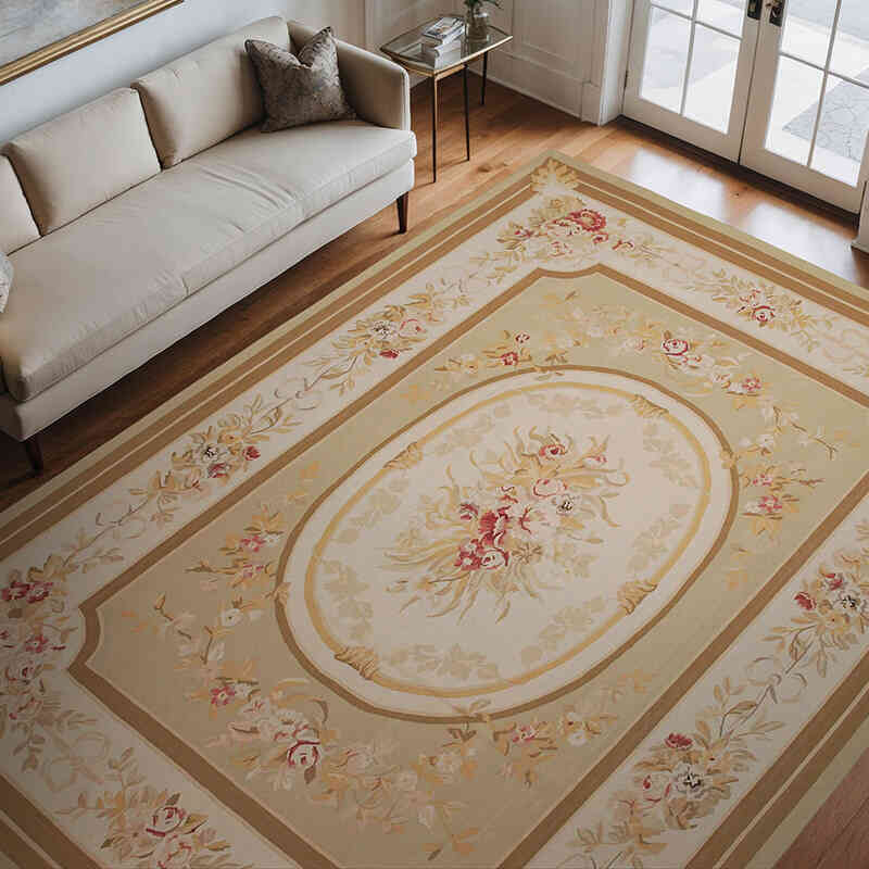 Alfombra Aubusson  - 272 cm x 366 cm - K0037661