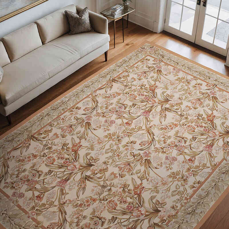 Alfombra Aubusson  - 268 cm x 370 cm - K0037664