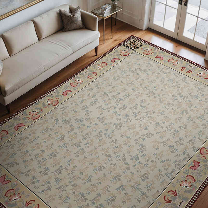 Aubusson Rug - 8' 11" x 12'  (107" x 144") - K0037665