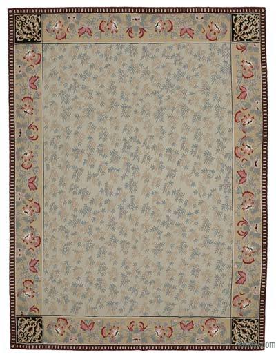 Aubusson Rug - 8' 11" x 12'  (107" x 144")