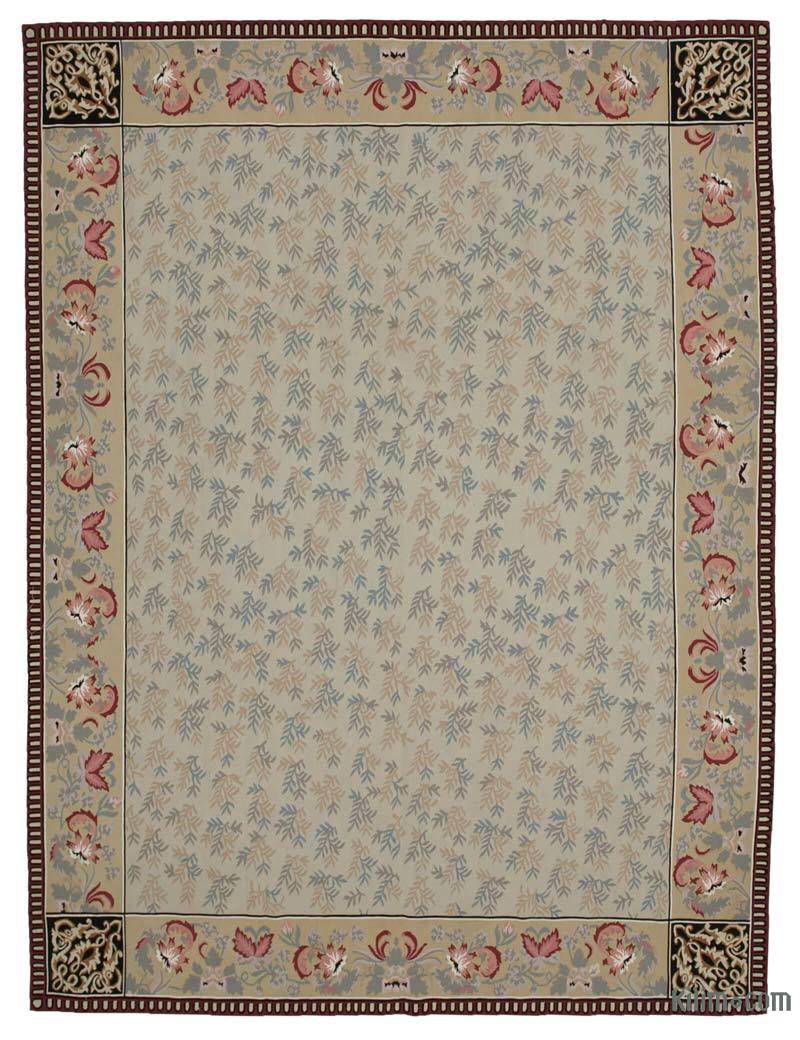 Aubusson Rug - 8' 11" x 12'  (107" x 144") - K0037665