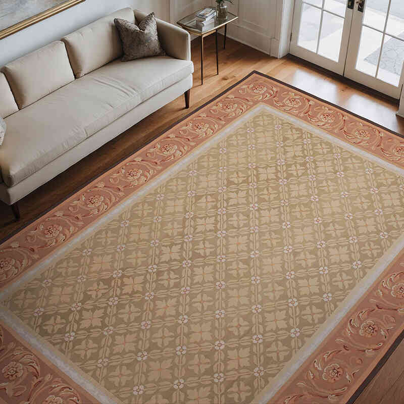 Aubusson Rug - 8' 9" x 11' 11" (105" x 143") - K0037675