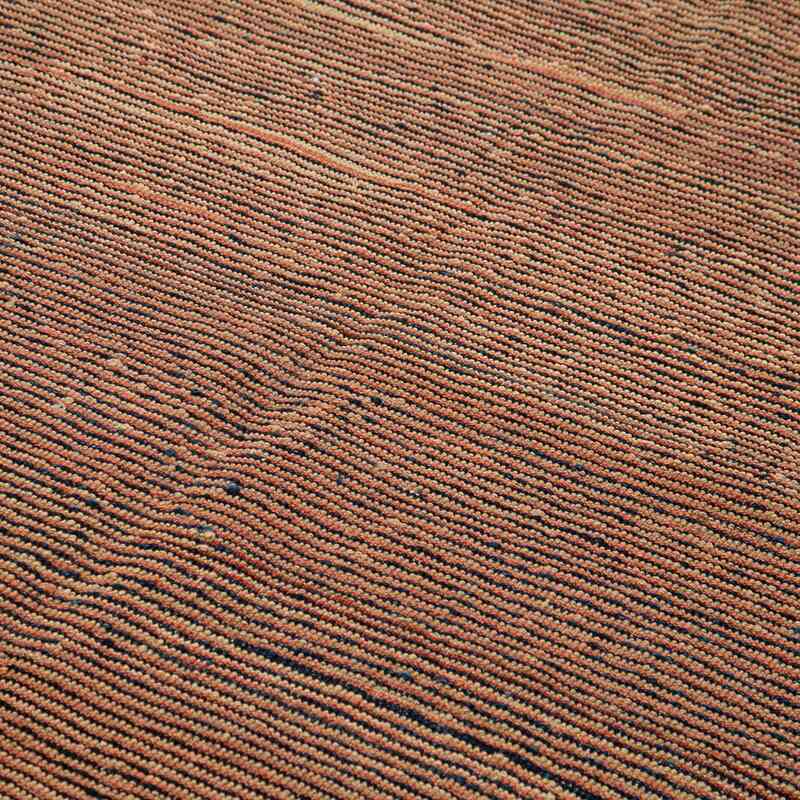 Brown New Contemporary Kilim Rug - Z Collection - 7' 2" x 10' 3" (86" x 123") - K0037707