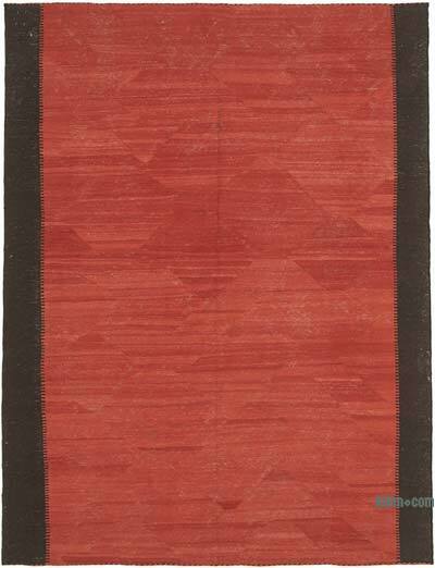 Kırmızı Modern Yeni Kilim - 187 cm x 244 cm
