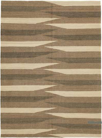 New Contemporary Kilim Rug - Z Collection - 5' 9" x 7' 9" (69" x 93")