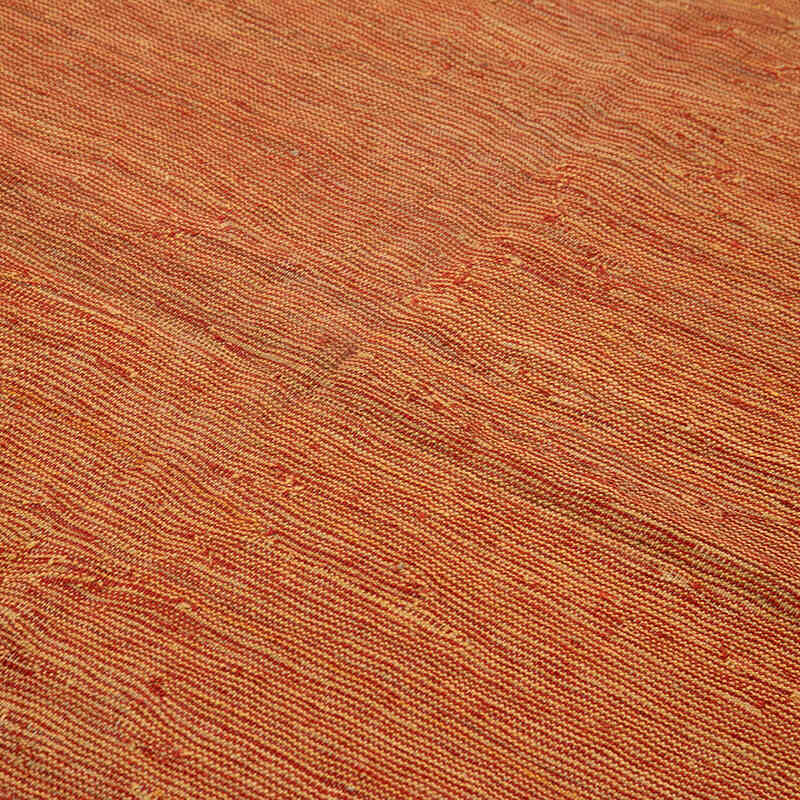 Naranja Nueva Alfombra Contemporánea Kilim - 212 cm x 292 cm - K0037720