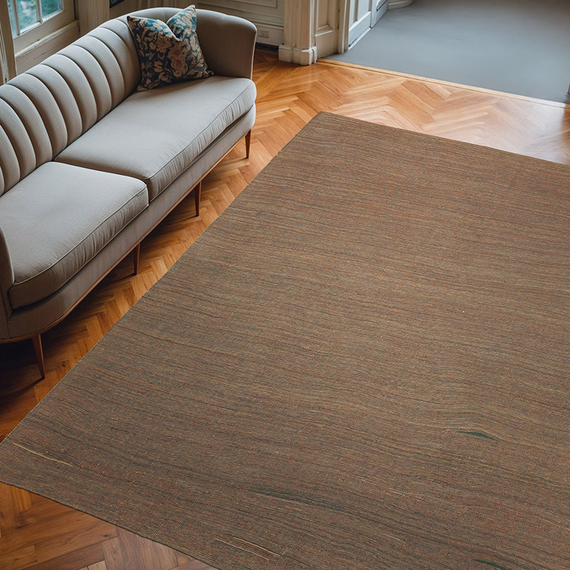 Multicolor New Contemporary Kilim Rug - Z Collection - 7' 11" x 9' 7" (95" x 115") - K0037774