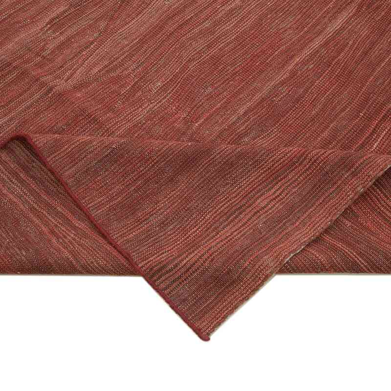 Red New Contemporary Kilim Rug - Z Collection - 9' 1" x 11' 10" (109" x 142") - K0037793
