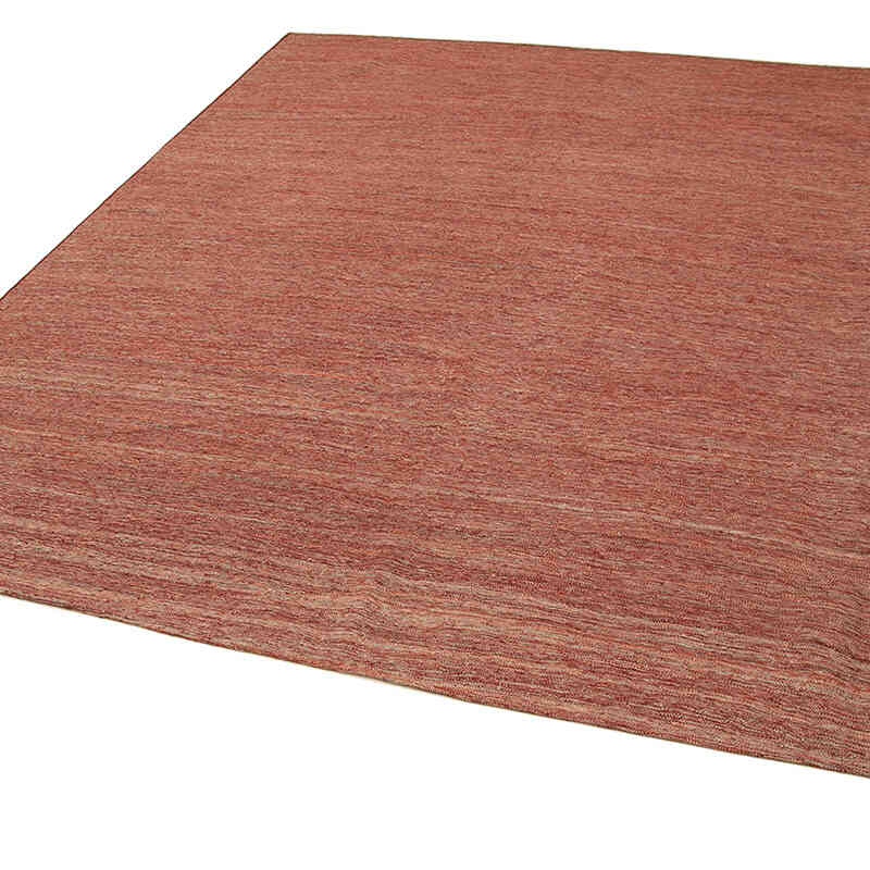 Red New Contemporary Kilim Rug - Z Collection - 8' 2" x 9' 7" (98" x 115") - K0037802