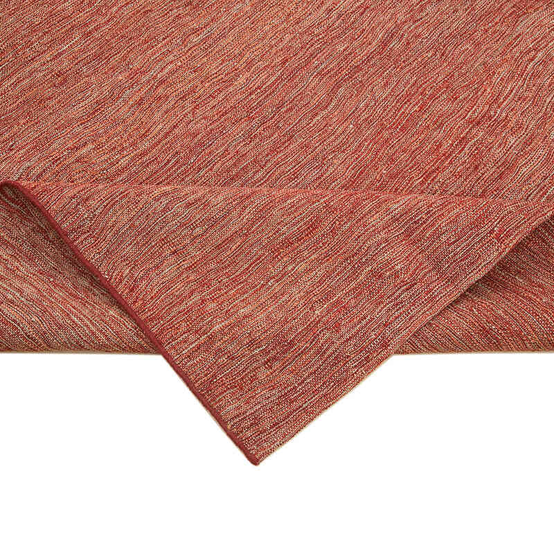 Red New Contemporary Kilim Rug - Z Collection - 8' 2" x 9' 7" (98" x 115") - K0037802