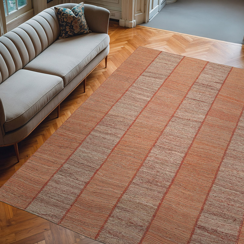 Kırmızı Modern Yeni Kilim - 255 cm x 285 cm - K0037823