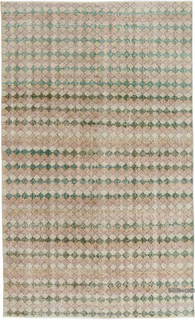 Vintage Turkish Hand-Knotted Rug - 5' 1" x 8' 4" (61" x 100")